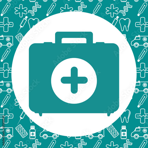 medical healthcare set icons vector illustration design