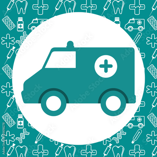 medical healthcare set icons vector illustration design