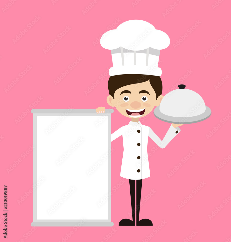 Chef Vector Illustration Design - menu Chef Vector Illustration Design - menu