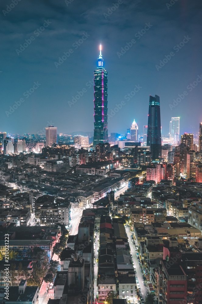 Naklejka premium Taipei 101