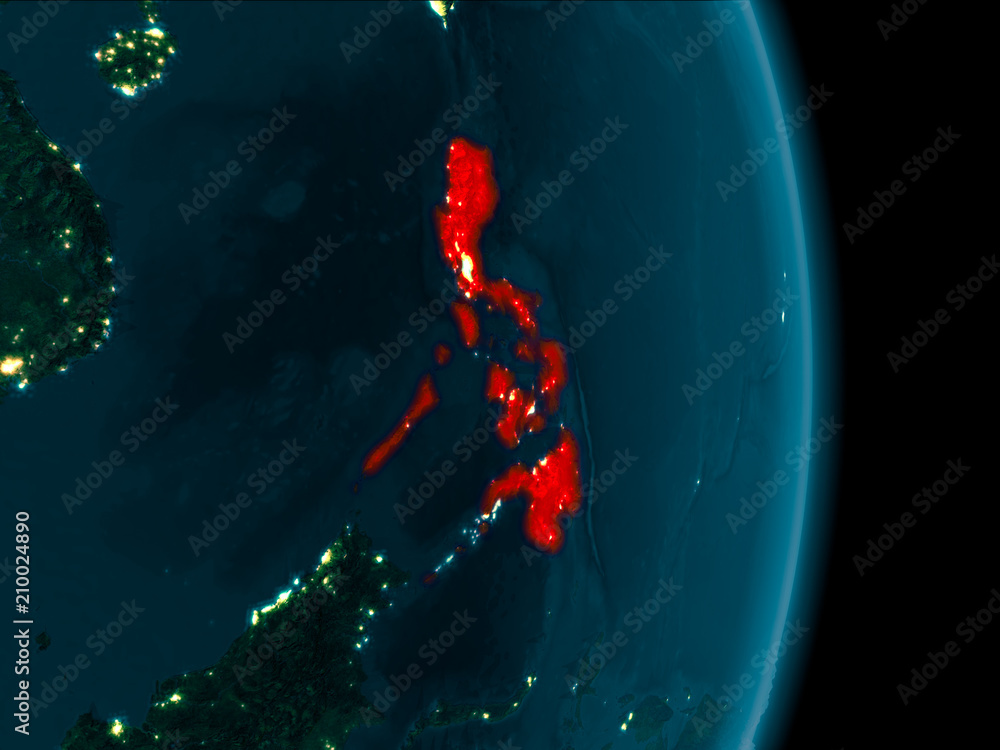 Obraz premium Philippines at night
