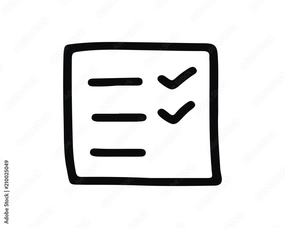 checklist icon design illustration,hand drawn style design, designed for web and app checklist icon design illustration,hand drawn style design, designed for web and app