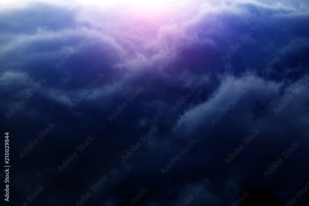 Cloudscape with a Light Cloudscape with a Light
