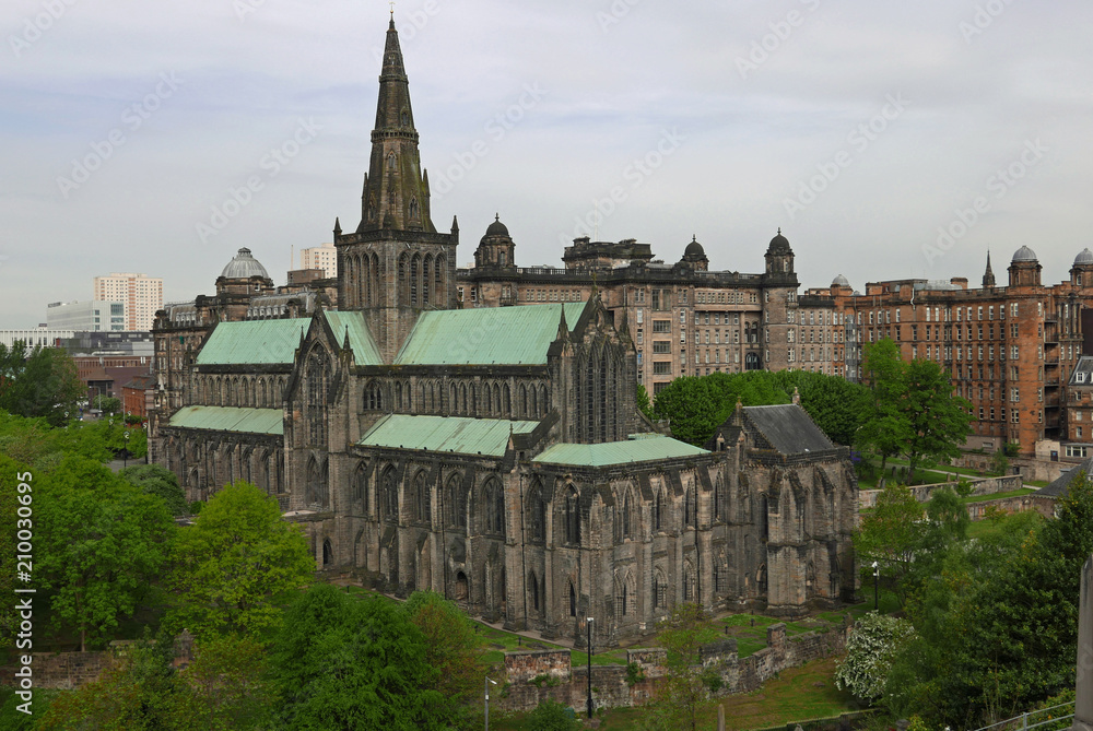 Obraz premium St. Mungo's Cathedral, Glasgow, Scotland