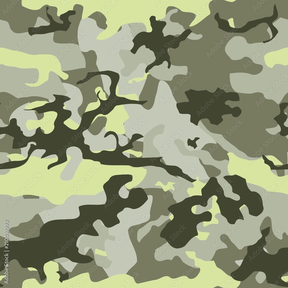 Lime green camouflage