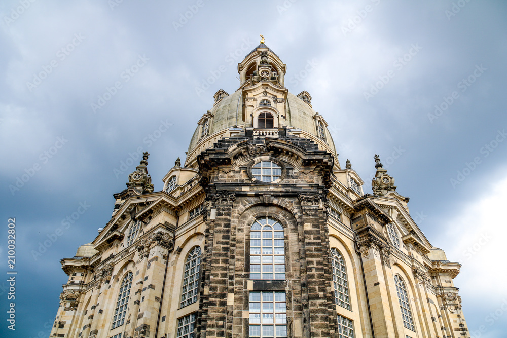 Dresdener Frauenkirche in Sachsen in Deutschland