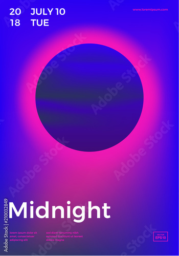 design template with vibrant gradient shapes