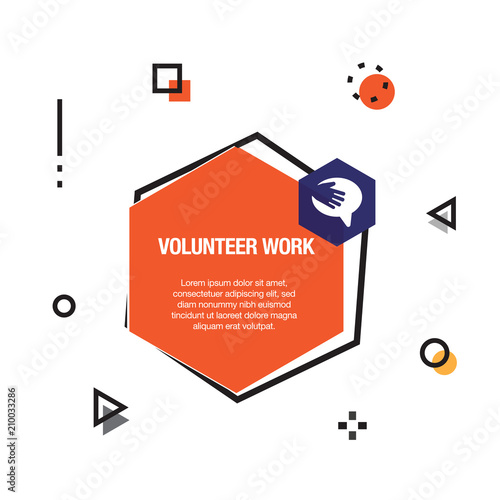 Volunteer Work Infographic Icon