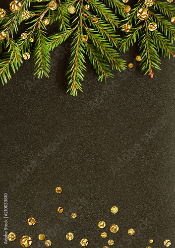 Black Christmas background ...