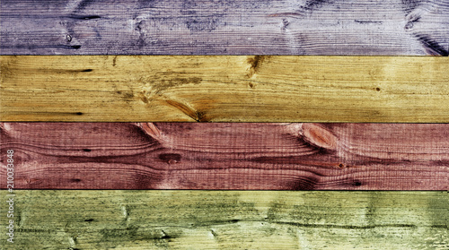Old wooden texture in red, ...