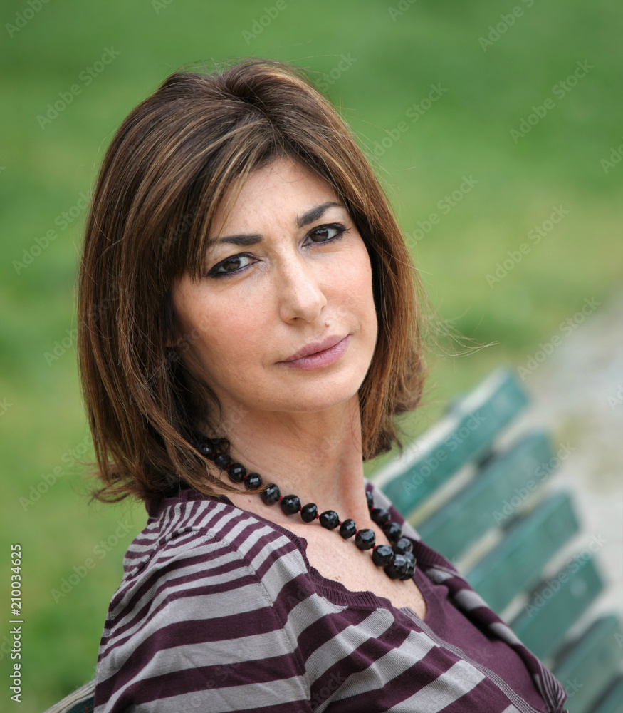 Fototapeta premium Ritratto di donna matura
