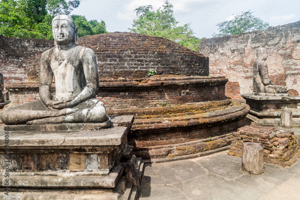 Vatadage in the ancent city Polonnaruwa, Sri Lanka Vatadage in the ancent city Polonnaruwa, Sri Lanka