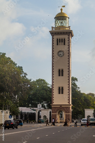 COLOMBO, SRI LANKA - JULY 26, 2016: Clock Tower in Colombo.