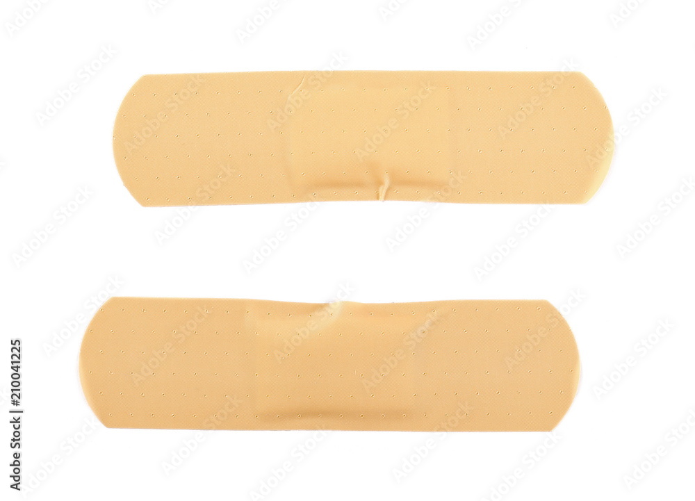 adhesive bandage isolated on white background adhesive bandage isolated on white background