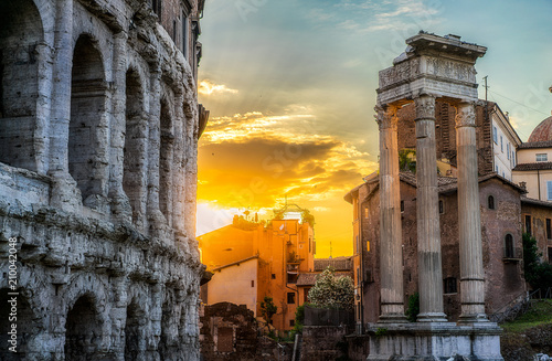 Rome at Sunset 