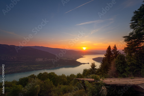 sunset col de la forclaz