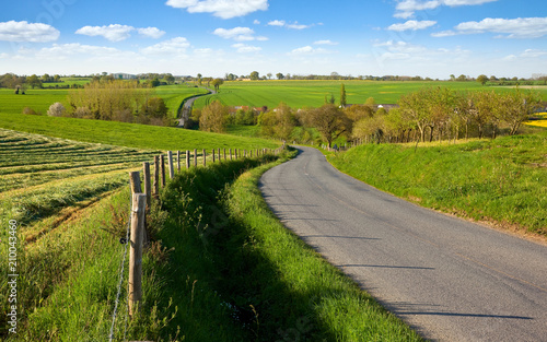 Fotografie Route de campagne en France