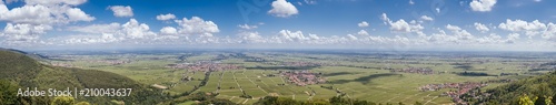 Panorama über Rheinland Pfalz photo