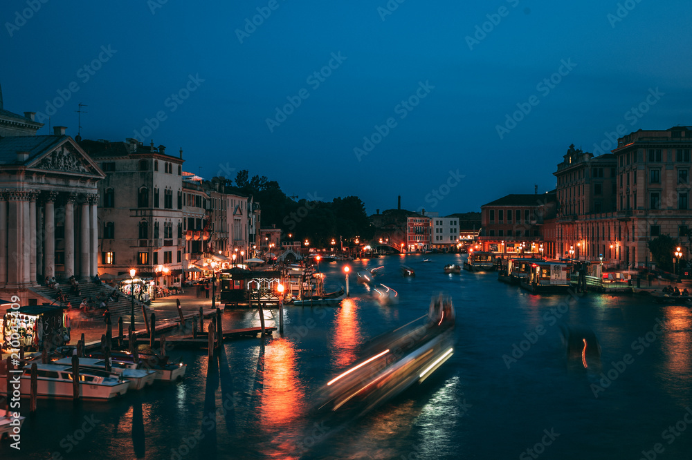 Canals and boats, Venice Italy