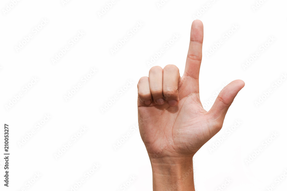 Sign language,A collage of the American sign language alphabet L Sign language,A collage of the American sign language alphabet L