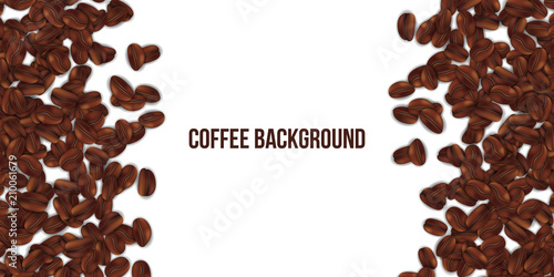 Creative vector illustration of falling roasting coffee beans isolated on transparent background. Art design seed aroma arabica ads poster template. Abstract concept graphic menu, brochure element