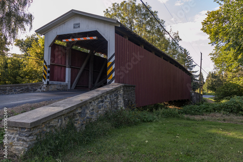 Neff's Mill Covered Bridge in Lancaster, Pennsylvania