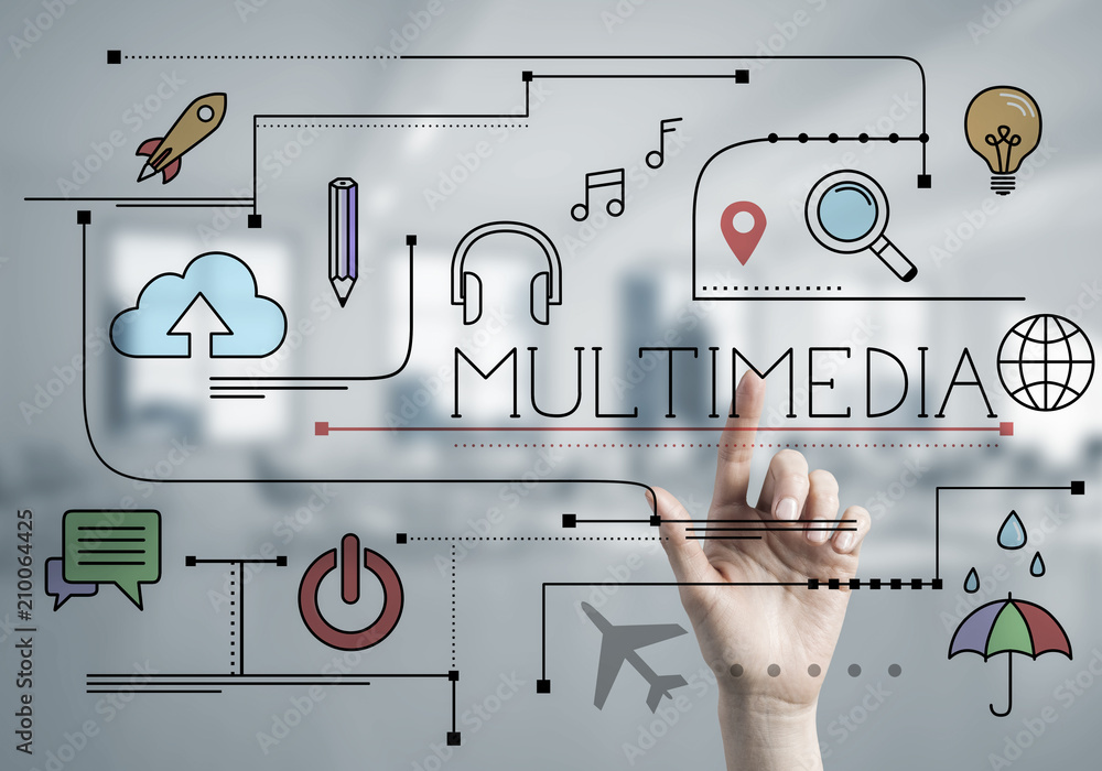 Concept of electronic business and internet education and modern