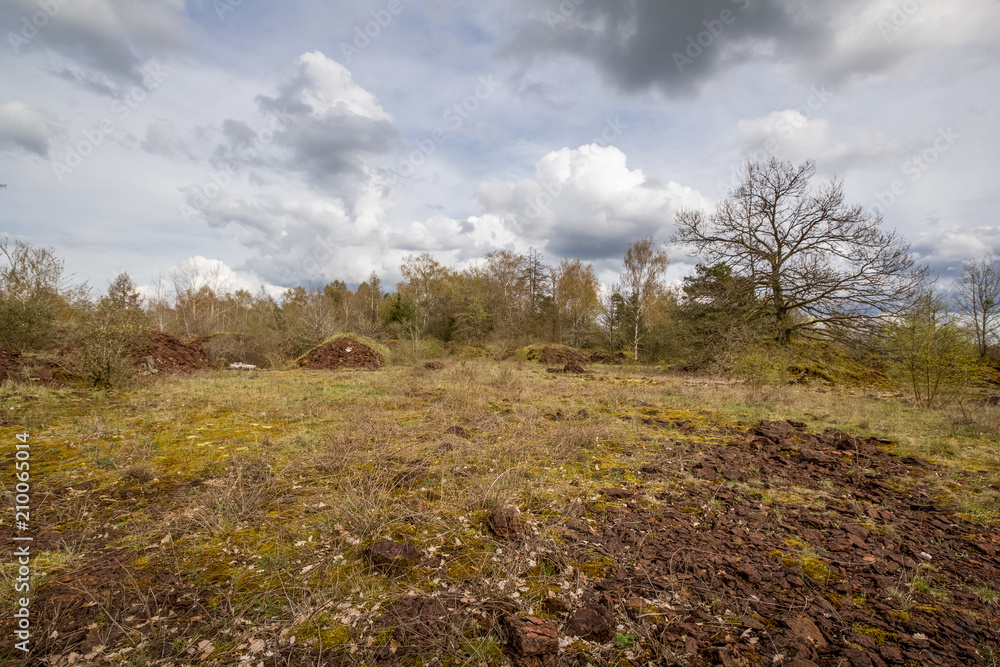 Obraz premium Walk over old mining area