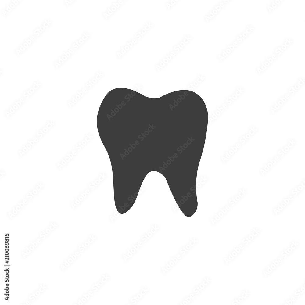 tooth vector icon illustration tooth vector icon illustration