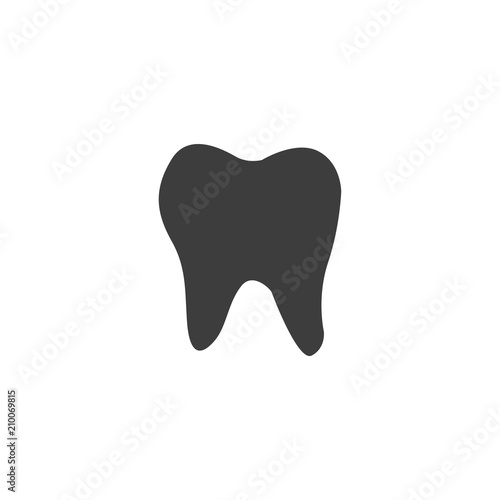 tooth vector icon illustration