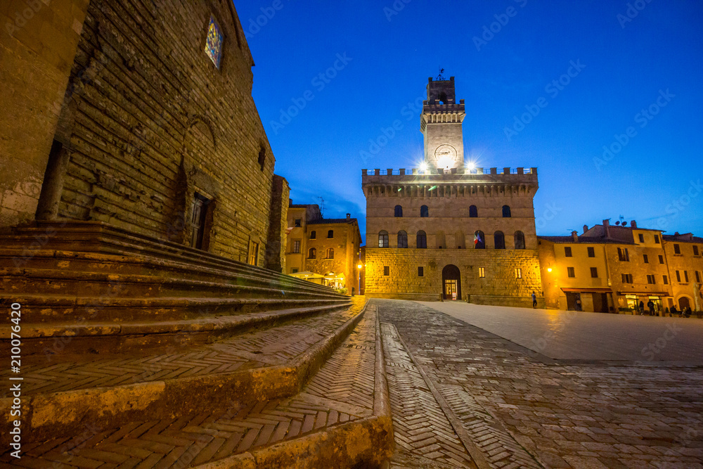 old town in Montepulciano in Tuscany