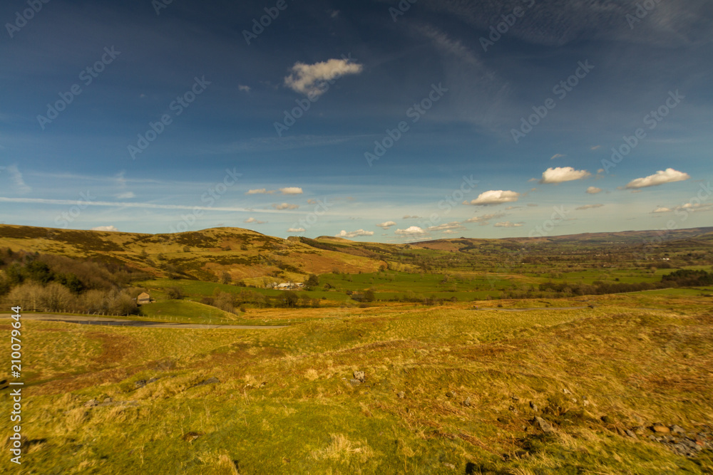 Obraz premium Peak District view, The Hope Valley