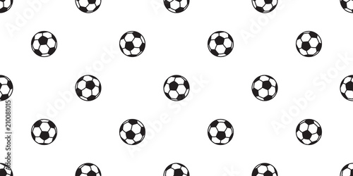 soccer ball seamless pattern vector football background wallpaper tile isolated
