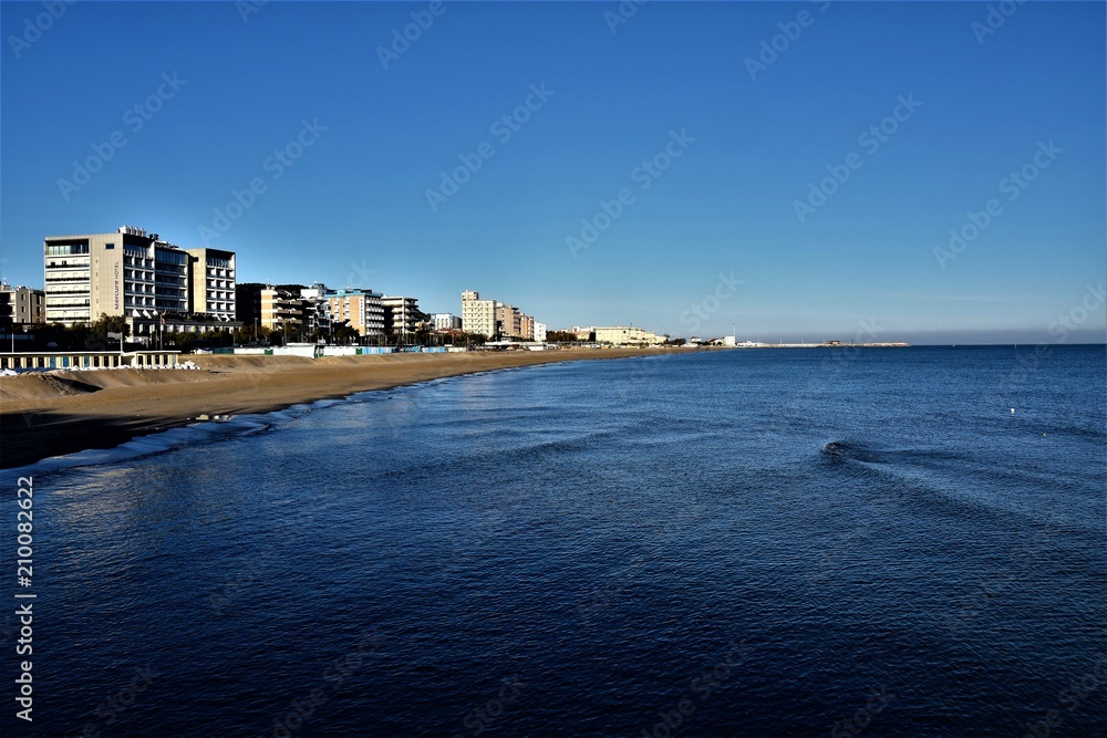 Pesaro, veduta dal mare