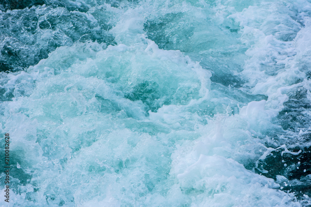 The waves of the water on the sea surface The waves of the water on the sea surface
