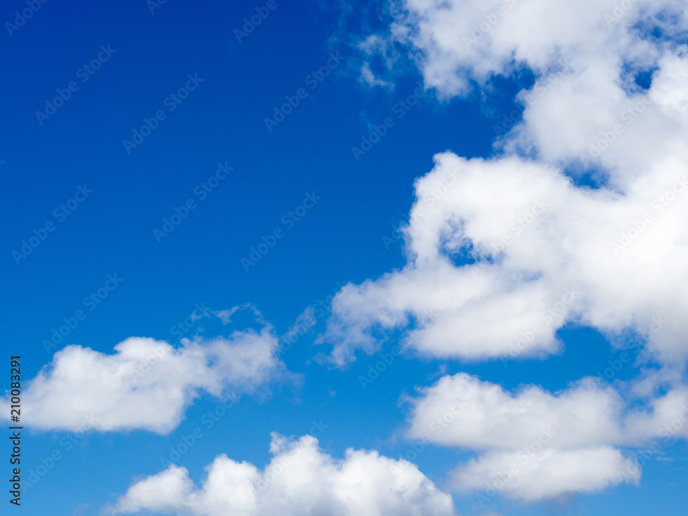Blue sky with spectacular clouds Blue sky with spectacular clouds