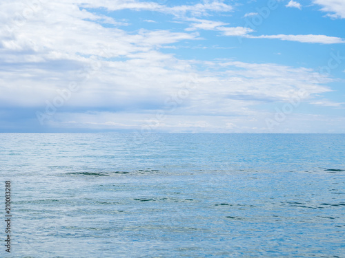 Image of the sea and a spectacular sky