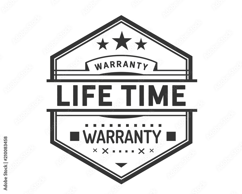lifetime warranty icon stamp lifetime warranty icon stamp