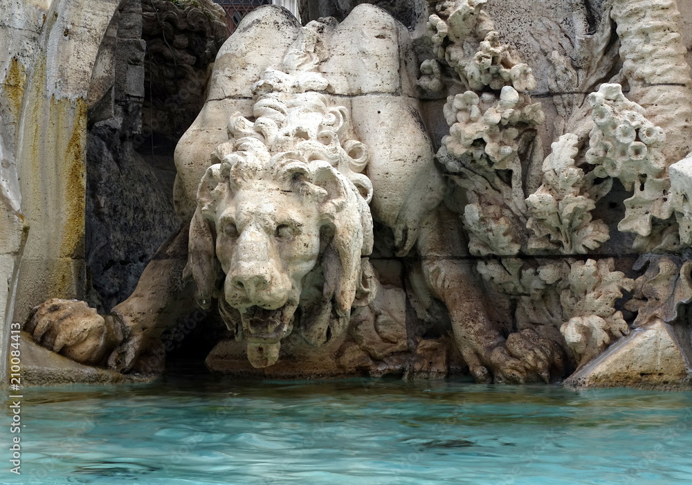 Roma - piazza Navona - Fontana dei Fiumi - Bernini Roma - piazza Navona - Fontana dei Fiumi - Bernini