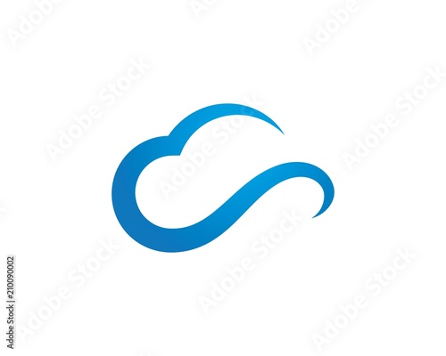 cloud logo template