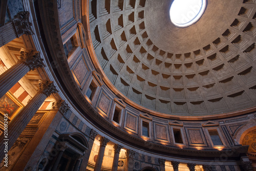 Photography pantheon rome ceiling
