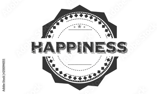 happiness logo icon vector