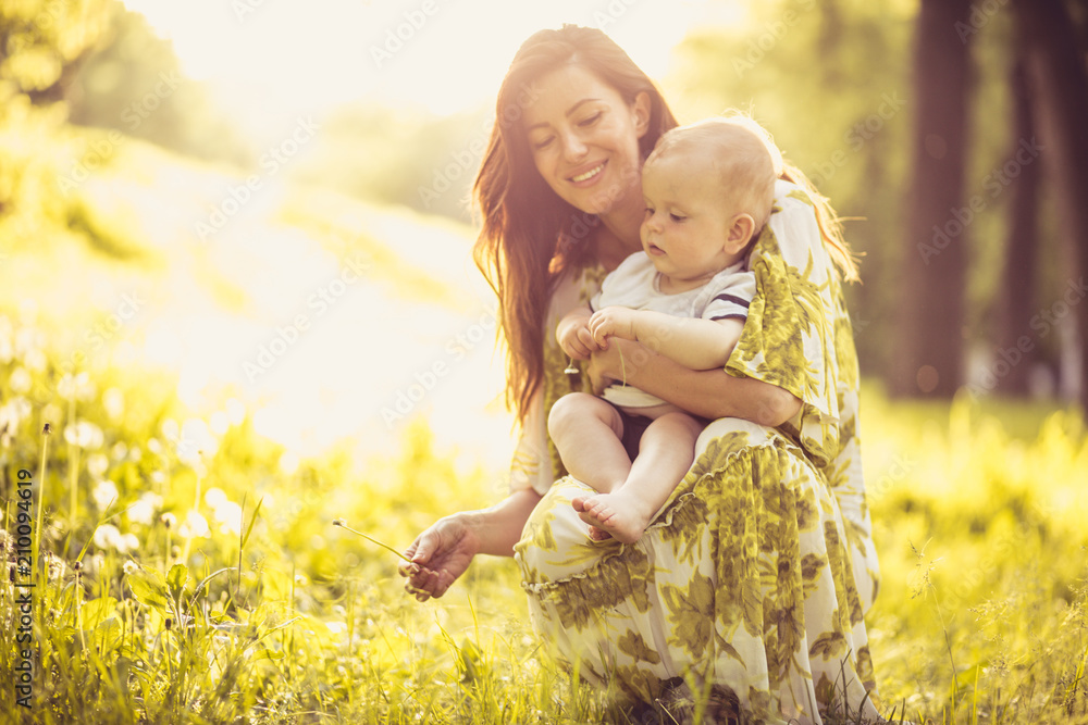 Nature at spring is fun for babies. Nature at spring is fun for babies.