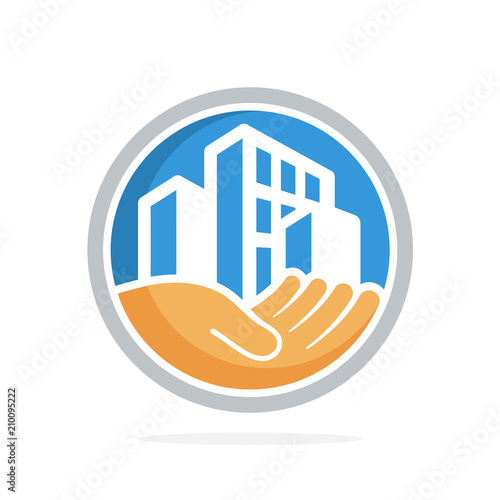icon vector illustration with the concept of spatial management of the city