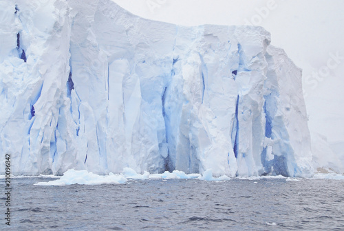 Climate Change Affecting a Glacier in Antarctica 