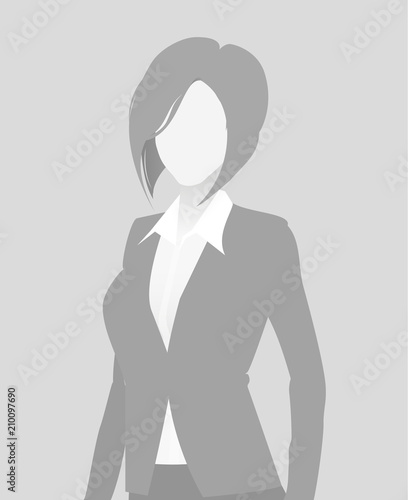 Default placeholder businesswoman half-length por