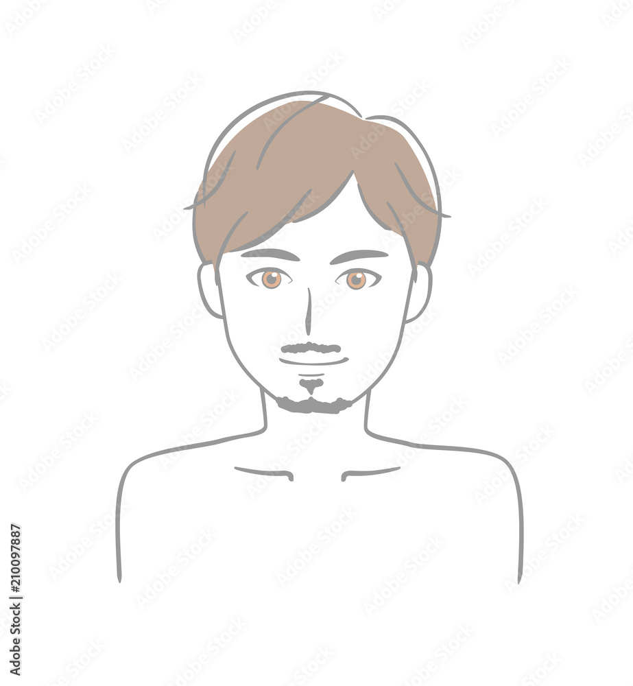 男性 ヒゲ 男性 ヒゲ