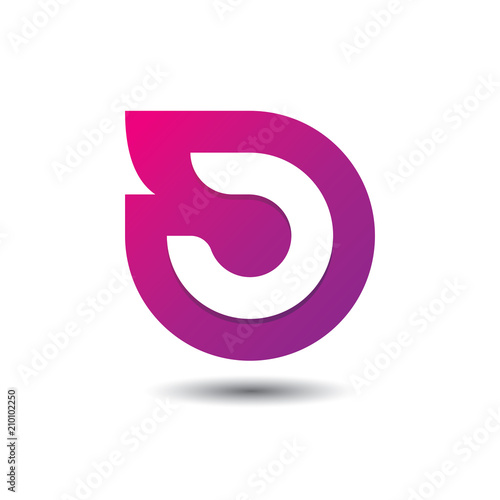 Letter D logo