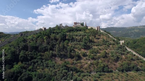 Wallpaper Mural Aerial view of the Marostica Castello Torontodigital.ca
