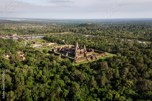 Aerial view of Angkor Wat temple, Siem Reap, Cambodia. © R.M. Nunes